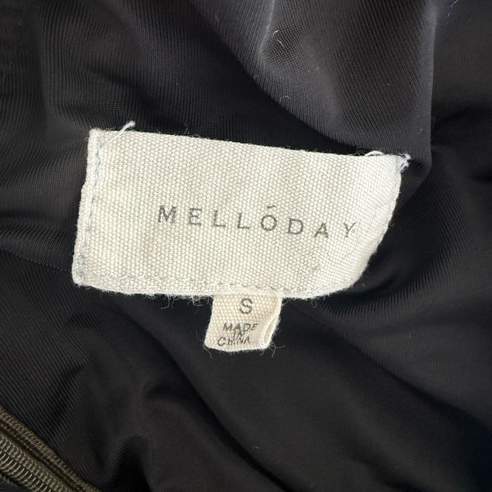 MELLODAY Dark Olive Green Mini Dress, size S - Picture 6 of 8